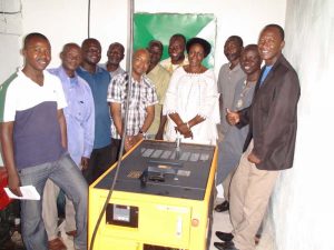 ATALTRAB staff with the new generator