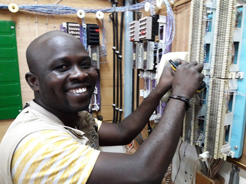 Damien was trained in every step of the process, so he can repair any problems that may arise in the future.